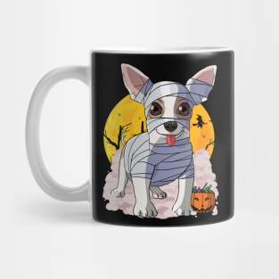 Chihuahua Mummy Happy Halloween Costume Mug